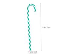 Hemobllo 12 pièces Canne Bonbon Ornements Sapin Noël Suspendus Décoration Festive Réaliste pour Garçon Fille