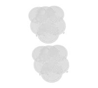 Hemobllo 12 Pièces Circular Plastic Mesh Canvas Sheets For Crochet Purse Base Bag Bottom Support DIY Craft Embroidery Knitting Project