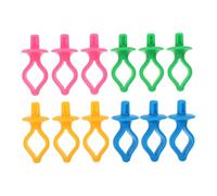Hemobllo 12 pièces Clips Bobine Silicone pour Machine à Coudre Support Bobine Fil Couture Réutilisable Organisateur Accessoires Couture Compatible avec Machines Brother et Singer