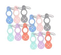 Hemobllo 12 Pièces Clips Boucle Bouteille Eau Silicone Résistants Aux Intempéries pour Randonnée Camping Cyclisme Porte-Bouteille Suspendu Pratique pour Sacoche à Dos Outdoor