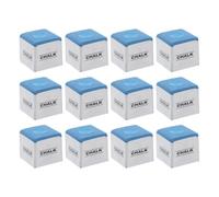 Hemobllo 12 Pièces Craie pour Queue de Billard Bleue en Quartz | Application Régulière, Nettoyage Facile, Contrôle Accru des Coups, Moins de Fautes, pour Queues et Tables