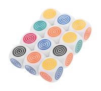 Hemobllo 12 pièces Dés Éducatifs Acrylique Colorés pour Apprentissage et Jeux Pédagogiques et Sécurisés pour Garçon Fille et Écoles