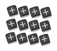 Hemobllo 12 pièces Dés Mathématiques pour Apprentissage des Additions et Soustractions Jeu Éducatif pour Garçon Fille Accessoires Scolaires et Jeux de Calcul Amusants