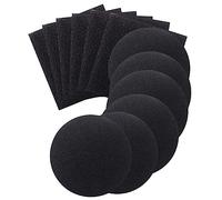 Hemobllo 12 pièces Filtre à Compost Lot de Coussinets pour Poubelle de Cuisine Absorbeur Odeurs et Remplaçants pour Composteurs Ronds Carrés
