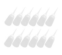 Hemobllo 12 pièces Flacons Applicateurs Doseurs Bouteilles Presse Huile et Colle Transparentes pour Précision et Recharge Polyvalente