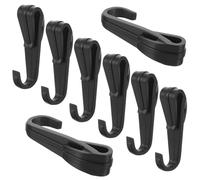 Hemobllo 12 pièces Lot de Clips pour Casque de Sécurité Crochet Stable pour Lampe Frontale Chantier Accessoires Indispensables pour Fixation Fiable Déclairage de Travail