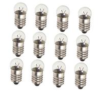 Hemobllo 12 pièces Mini Ampoules à Culot Vis pour Expériences Électriques Petites Lampes de Poche Portables pour Physique Lot