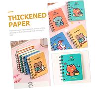 Hemobllo 12 pièces Mini Notepads Set Portable Spiral Coil Cartoon Animal Memo Pads For Students Office Travel To Do List And Daily Planning