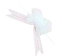 Hemobllo 12 Pièces Nœuds de Mariage à Tirer, Grand Modèle en Plastique | Motif Délicat, Lot Stable et Épais, pour Panier de Fruits, Arbre de Noël, Bouteille de Vin et Boîtes