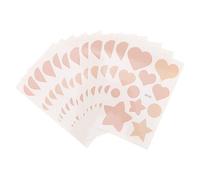 Hemobllo 12 Pièces Patch de Couverture pour Cicatrices Beige, Autocollant Auto-adhésif Solide et Invisible en Papier Transfert D'eau, Adapté aux Peaux Sensibles pour Masquer Taches et