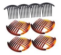 Hemobllo 12 pièces Peigne Latéral Décoratif pour de Femmes Accessoires de Coiffure DIY avec Dents pour Chignons et Fixation de Frange Disponibles