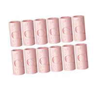 Hemobllo 12 pièces Pinces de Fixation Dérapantes pour Housse de Couette et Drap Housse Clips Rose pour Maintien de Linge de Maison et Tapis de Réglables et