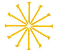 Hemobllo 12 Pièces Piquets de Piquets Robustes pour Camping Accessoires de Réutilisables pour Tentes Bâches