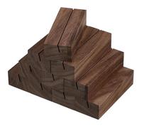 Hemobllo 12 Pièces Porte-Cartes de Table en Bois, Support Photo Bureau, | Style Rustique, Usage pour Bureaux et Événements, Design Compact, Maintien Sûr, Aspect Organique
