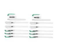 Hemobllo 12 Pièces Refillable Watercolor Brush Pens With Fine Tips For Precise Watercolor Painting And Calligraphy Fiber Bristles And Built-in Water Reservoir For Students