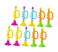 Hemobllo 12 pièces Trompette Plastique Klaxon de Stade pour Fêtes et Événements Garçon Fille