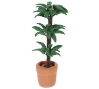 Hemobllo 12 pour Décoration de Mini-Maison, Accessoire Miniature de Plante Verte, Modèle de Bonsaï Décoratif, Plante en Pot pour Intérieur et Scène de Poupée