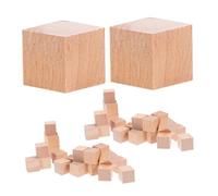 Hemobllo 120 Pièces Cubes Naturel Non Petits Blocs Carrés pour Bricolage Jeux Éducatifs et Activités Familiales Créatives