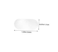 Hemobllo 120 Pièces Silicone Transparent Ear Tapes Frosted Elf Ear Correction Stickers Portable Invisible Support Patches For Facial Contour Enhancement