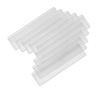 Hemobllo 120 Pochettes Adhésives Transparentes 75 X 32 CM Ouverture Supérieure - Porte-Étiquettes Auto-Adhésifs pour Cartes et Fiches - Organiseur pour Bureau Bibliothèque et Rangement