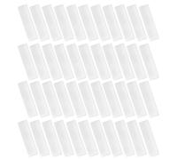 Hemobllo 120 Porte-Étiquettes Autocollants Transparents 75 X 32 CM Pochettes Ouvertes en Plastique pour Organisation Bureau Bibliothèque et Rangement Pochettes Adhésives pour Fiches
