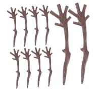 Hemobllo 120pièces Cerf Artificiels Soi-même Décorations Cerf pour Noël Accessoires Légers Et Réutilisables