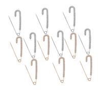 Hemobllo 12pièces Épingles De Sûreté Pour Ajustement De Fixation Sécurisée Pour Vêtements Amples Utilisation Polyvalente Pour Robes Et Gilets Design Portable Et Pratique