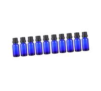 Hemobllo 12pièces Flacons Verre Vides Pour Huiles Essentielles Bouchon Grand Et Trou Anti-goutte Format Voyage Pour Parfums Et Liquides
