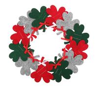 Hemobllo 12pièces Porte-Billets Fin Trèfle à Quatre Porte-Cartes De Noël Rouge Et Vert pour Usage Quotidien Et Célébrations Festives