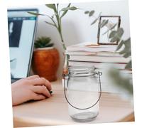 Hemobllo 15 Pièces anneaux de pot Mason cintres de bocal support de bocal cintre de pot réutilisable Acier inoxydable