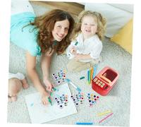 Hemobllo 15 pièces Dés Éducatifs Couleurs Interactifs Dés Acryliques Apprentissage Cognitif et Compter pour Garçon Fille Jeux Familiaux