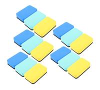 Hemobllo 15 pièces Lot de Effaceurs Feutre pour Tableau Portable Gommes Séchables pour Bureau École et Usage Domestique Léger et Lavable pour Tableau Effaçable à Sec