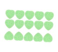 Hemobllo 15 pièces Lot de Éponges Visage Forme de Cœur Réutilisables Agréables et Pratiques pour Nettoyage Démaquillage et Exfoliation Accessoires Visage Indispensables pour Femmes et