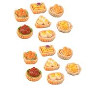 Hemobllo 15 Pièces Miniatures Alimentaires DIY pour Maison de Poupée Accessoires Cuisine Factices Réalistes Décoration Miniature Polyvalente pour Scène et Collection