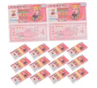 Hemobllo 15 pièces Papier Ancêtres Papier Épais Feng Shui Qingming Offrandes Funéraires Traditionnel Cérémonie Chinoise