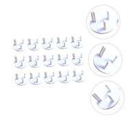 Hemobllo 15 pièces Protège Prises Sécurité Garçon Fille Blancs Couvercles Protection Choc et Étanchéité pour Foyer Bureau Hôtel