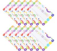 Hemobllo 150 Feuilles Cartes de Récompense Perforées pour Élèves, 150 Feuilles en Papier Épais Coins Arrondis, Outils Pédagogiques pour t Motivation, Format 9x5cm