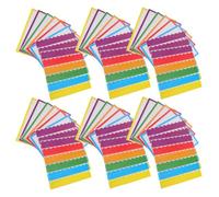 Hemobllo 150 Pièces Bordures Festonnées en Papier pour Tableau Scientifique, Décoration Polyvalente Facile à Découper, pour Affichage en t Activités Artistiques