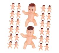Hemobllo 150 Pièces Mini Shower Figurines Tiny Plastic Babies for Cake Decorating Party Games and Table Scatter Latin Color Shower Supplies and