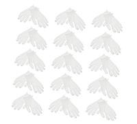 Hemobllo 15paires Coton Hydratants Pour Mains Sèches Blancs De Service Et Inspection