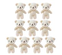 Hemobllo 15Pièces Ours Peluche Accessoires Suspendus pour Bricolage pour et Fêtes Détails Exquis Décoration pour Sacs