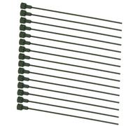 Hemobllo 15pièces Tiges De Fleurs Artificielles PVC Fournitures De Composition Tiges Extension De Fleurs pour DIY Décoration Mariage Maison Jardin