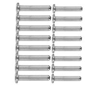 Hemobllo 16 Pièces Kit de Rivets pour Réparation de Parasol Inserts pour Cadre de Parapluie Support de Ribs de Parasol Accessoires de Réparation Universels pour Parapluies Plieurs