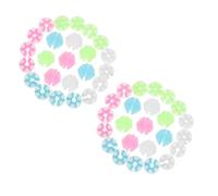Hemobllo 180 Perles en Plastique Colorées pour Rayons de Vélo, Accessoires Décoratifs Ronds, Clips pour Roues, pour Cyclisme Sportif et Balades Nocturnes