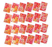 Hemobllo 180 Pièces An Chinois Enveloppes Rouges Carton Cheval Mignon Papier Chanceux pour Fête Printemps Anniversaires