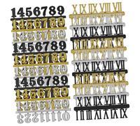 Hemobllo 18pièces Accessoires pour Chiffres Horloge Chiffres Arabes Et Romains Kit pour DIY Remplacement De De Rechange pour Horloge Murale