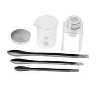 Hemobllo 1Ensemble Kit de Réparation Moules Silicone et Béchers Gradués Accessoires de Fabrication DIY pour Types de Rouges à Outils Pratiques