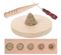 Hemobllo 1ensemble Moule à Cône de Moxa Domestique Grand Format Outil de Fabrication Manuel avec Multi- Résistant et Stable pour Cônes de Différentes Kit pour Rouleaux de Moxa Fait Maison