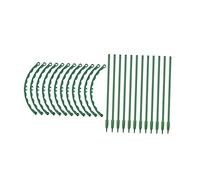 Hemobllo 1Ensemble Support de Plantes Demi Rond Cadres de Soutien pour Plantes Grimpantes Structure Personnalisable pour Créer Un Espace Vert Élégant et