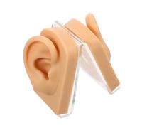 Hemobllo 1Ensemble Support pour Piercing à Oreille Silicone Réaliste pour Exercices de Piercing et Affichage de Outil Pédagogique pour Écoles et Salons